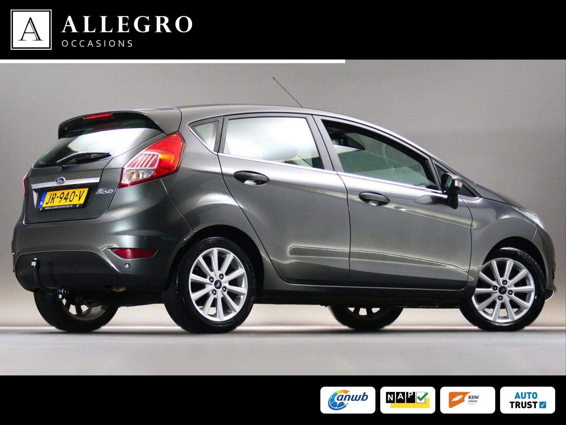 Ford Fiesta 1.0 Titanium (NAVIGATIESYSTEEM, CLIMATE CONTROL,, Stof, 525 kg, 23 km/l, Origineel Nederlands