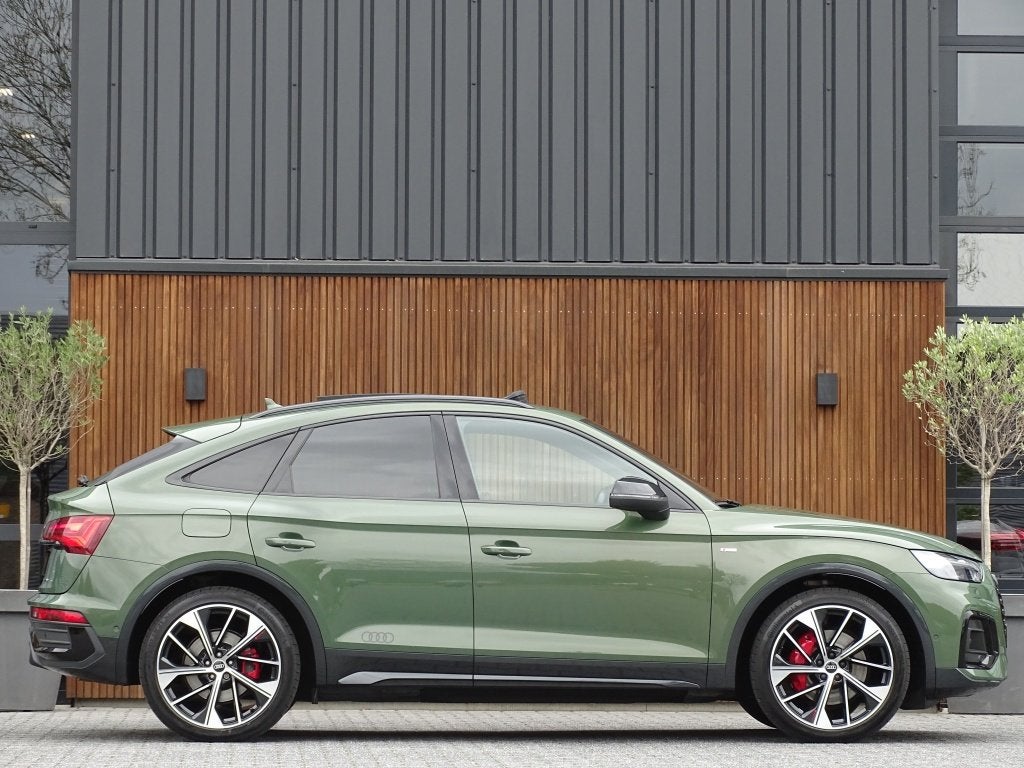 Audi Q5 Sportback 55 TFSie 367PK Quattro / S-line / pano / A, Automaat, Dealer onderhouden, Gebruikt, 4 cilinders