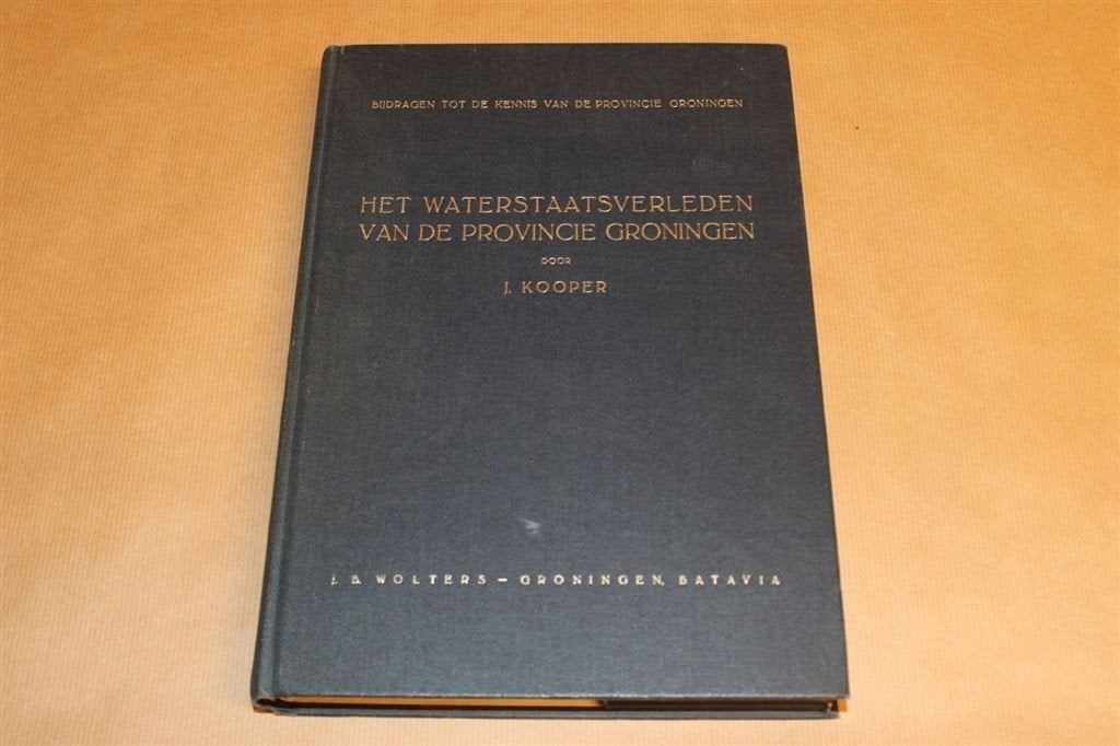 Het Watertaatsverleden v/d provincie Groningen 1939 !!, Ophalen of Verzenden, Gelezen