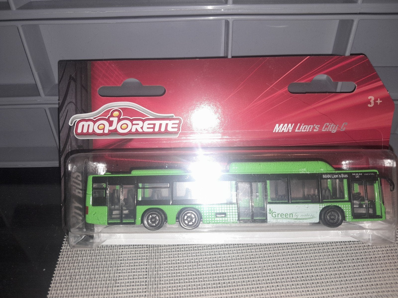 Majorette MAN Lion's City C Bus - Groen (Nieuw, Ophalen of Verzenden, Nieuw