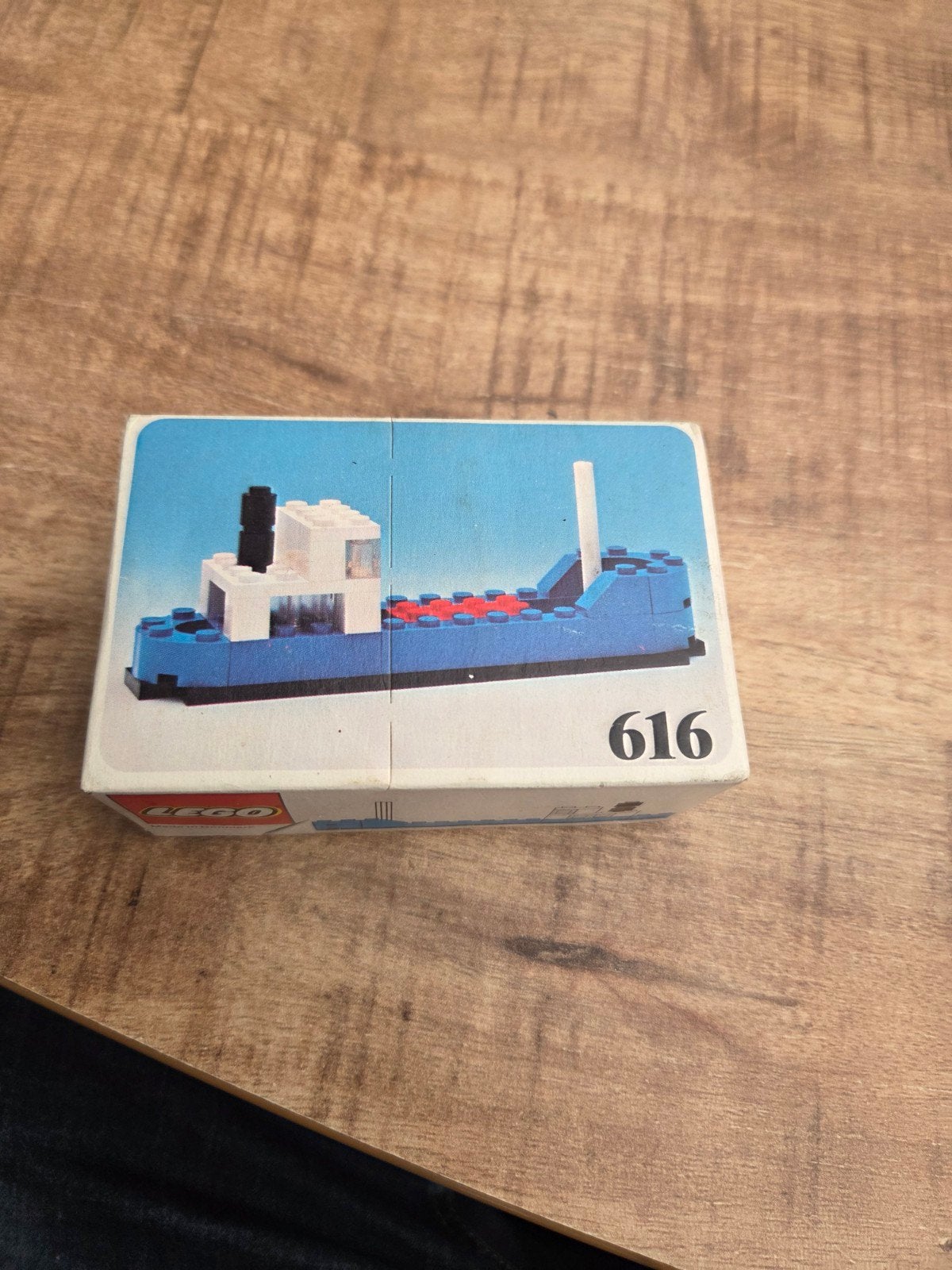 Vintage LEGO 616 Schip in originele doos is ongeopend, Ophalen, Zo goed als nieuw, Overige merken