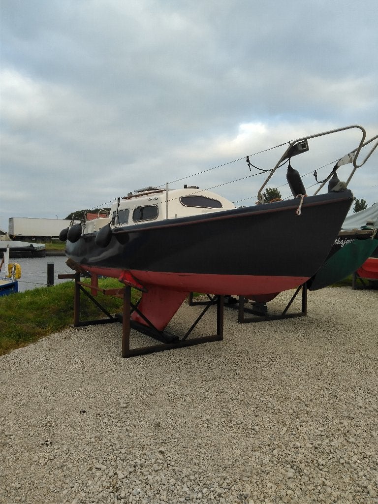 Friendship 23 Kajuitzeilboot met Honda 10pk buitenboordmotor, Ophalen, Gebruikt, 1.00 - 1.50 meter, 10 pk