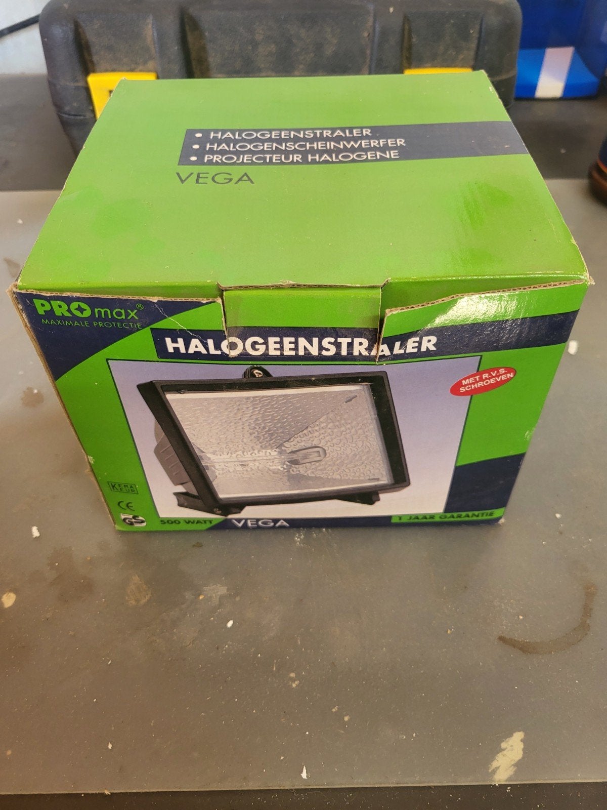 Promax Halogeenstraler 500 Watt, Ophalen of Verzenden, Nieuw, 500 watt of meer, Armatuur