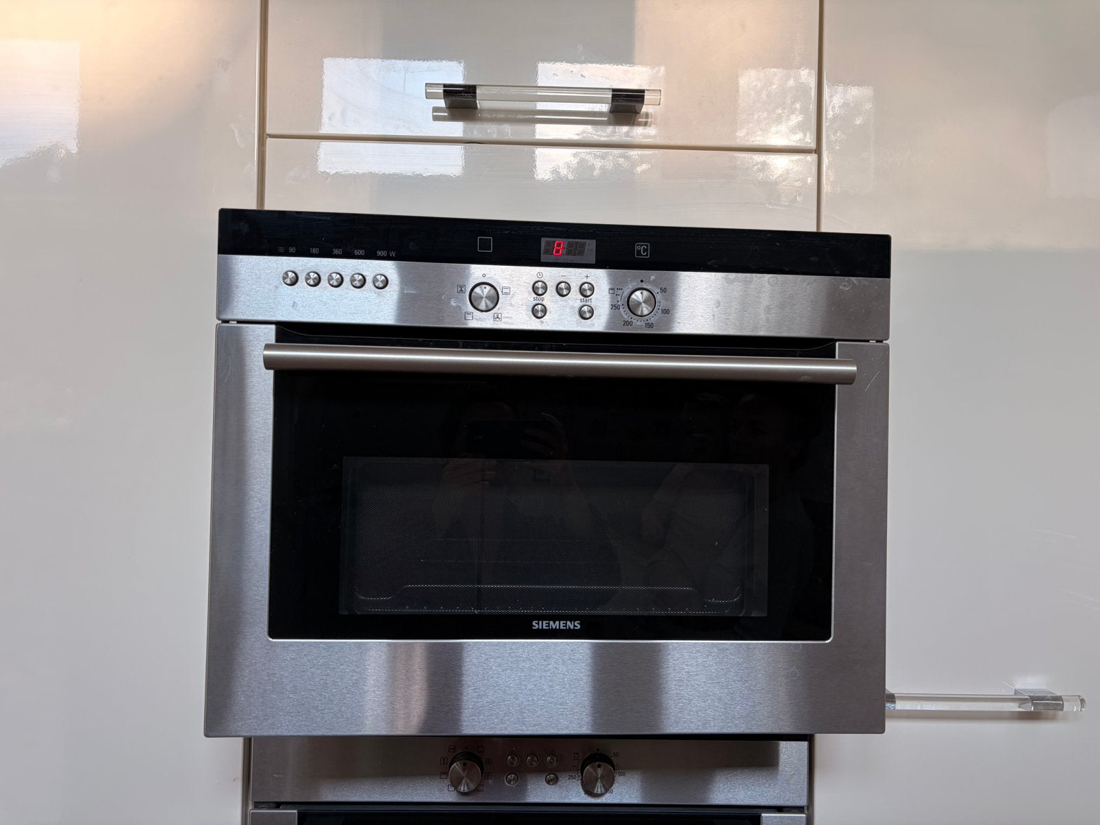 Siemens Inbouw Oven 45 cm hoog, 57 cm breed, Ophalen, 45 tot 50 cm, Gebruikt, Oven