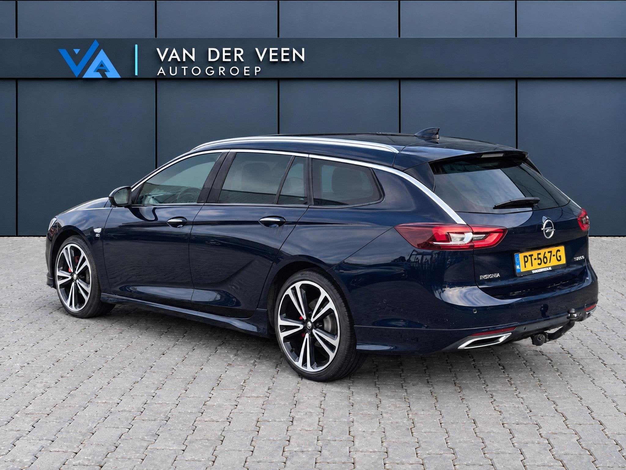 Opel Insignia Sports Tourer 1.5 Turbo Business Executive OPC, Auto's, Voorwielaandrijving, Gebruikt, 4 cilinders, Blauw