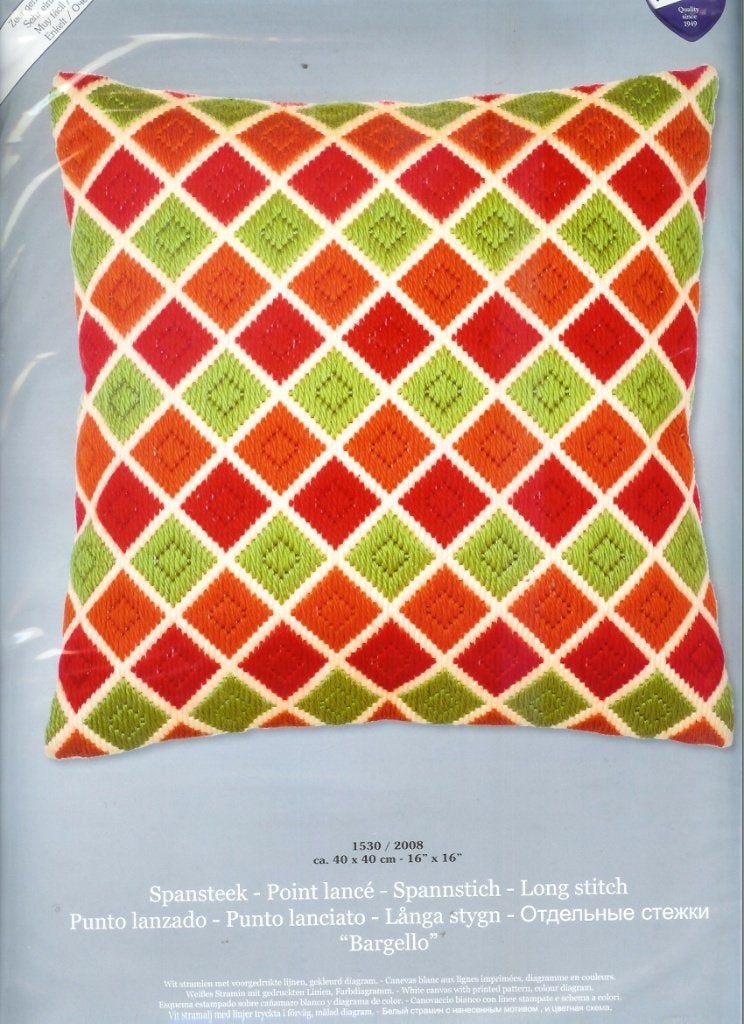 Cado vervaco borduurpakket spansteekkussen, 2008, Ophalen of Verzenden, Nieuw, Handborduren, Borduurpakket