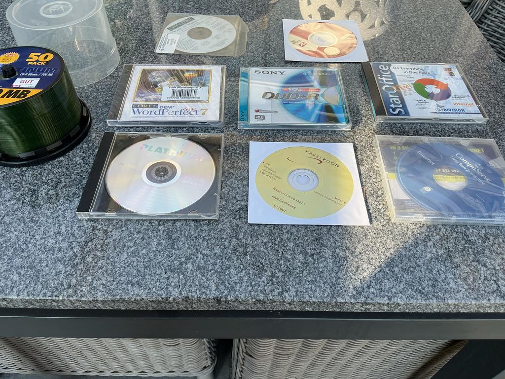 Diverse CD's en een 50-pack Platinum CD-R 700 MB, Ophalen of Verzenden, Gebruikt, Cd, Op spindel