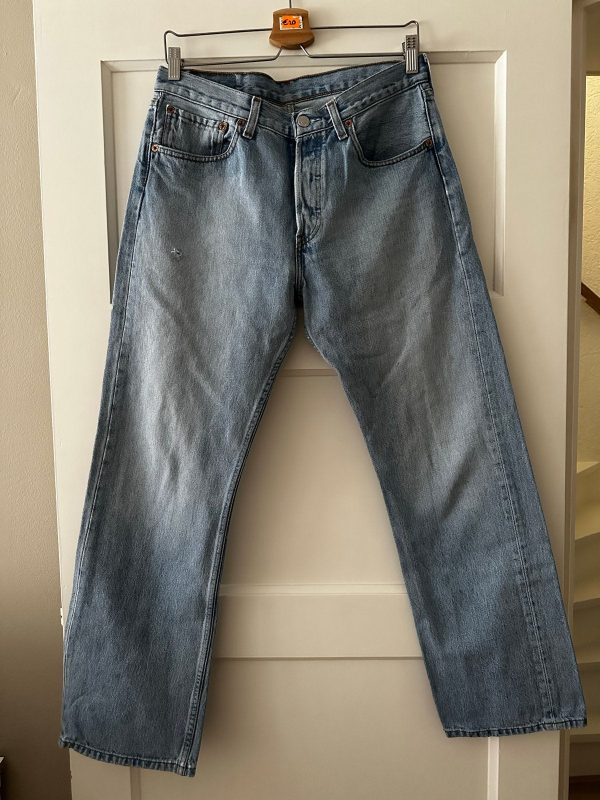 Originele Levi's 501 spijkerbroek W31 L30 (maat 38/40), Ophalen of Verzenden, Gedragen, Blauw, W30 - W32 (confectie 38/40)