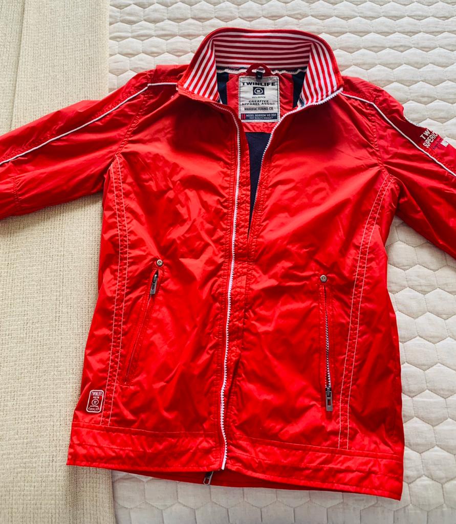 Twinlife rode jas maat 164 - Ideaal voor voorjaar/zomer, Ophalen of Verzenden, Nieuw, Jongen of Meisje, Jas