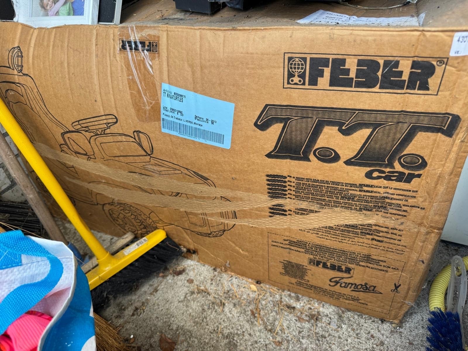 Feber Teenage Mutant Ninja Turtles TT Car, Ophalen, Nieuw