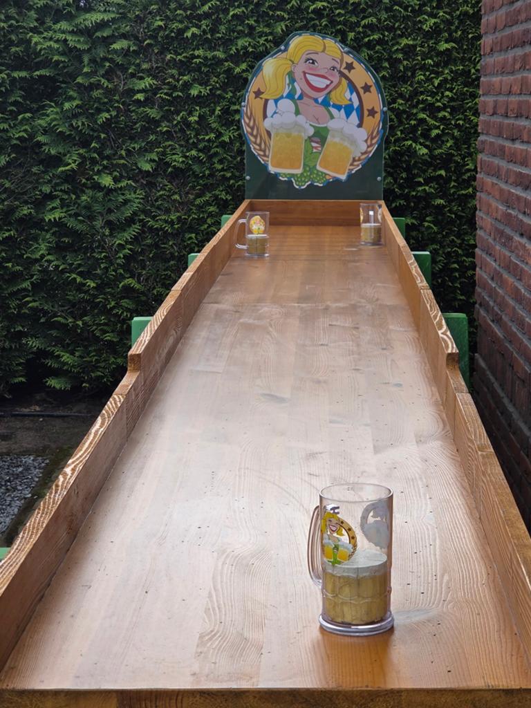 Bierschuifbaan  Oud Hollandse spellen, Ophalen