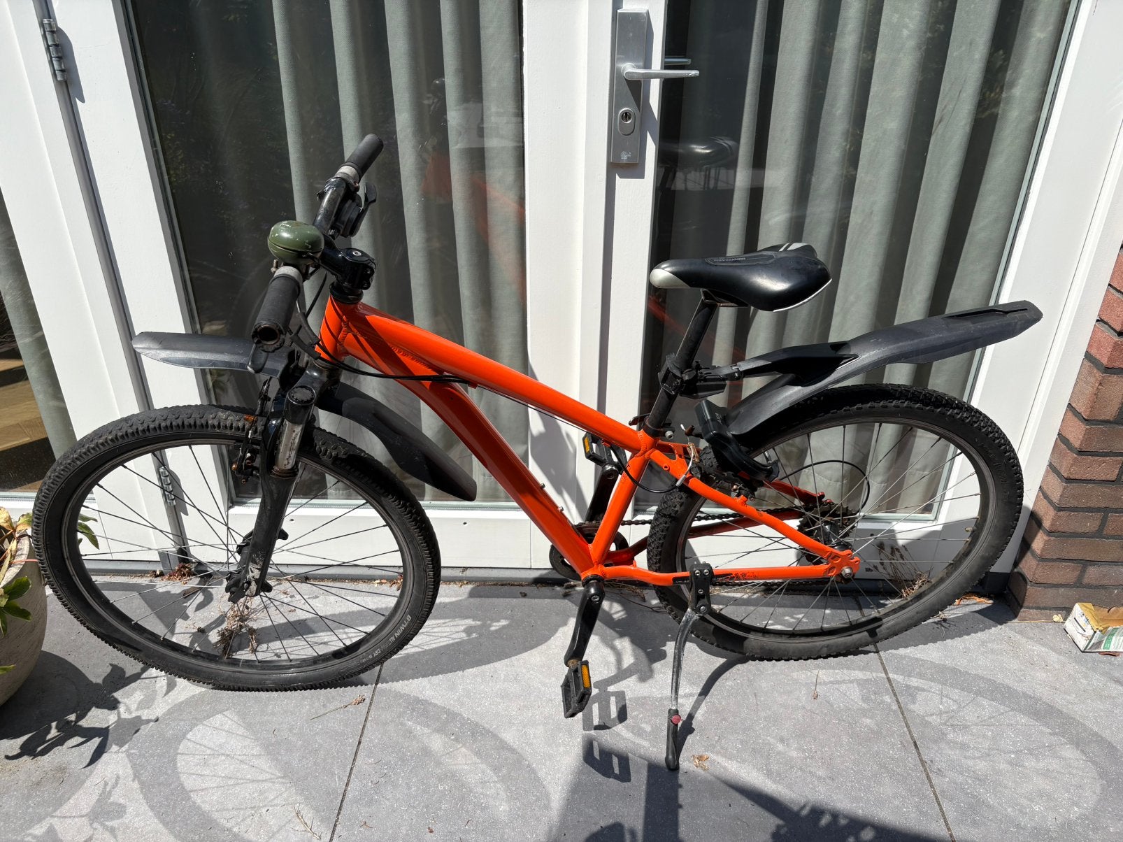 Jongensfiets 26inch (decathlon), Gebruikt, Velgrem, Versnellingen, Ophalen