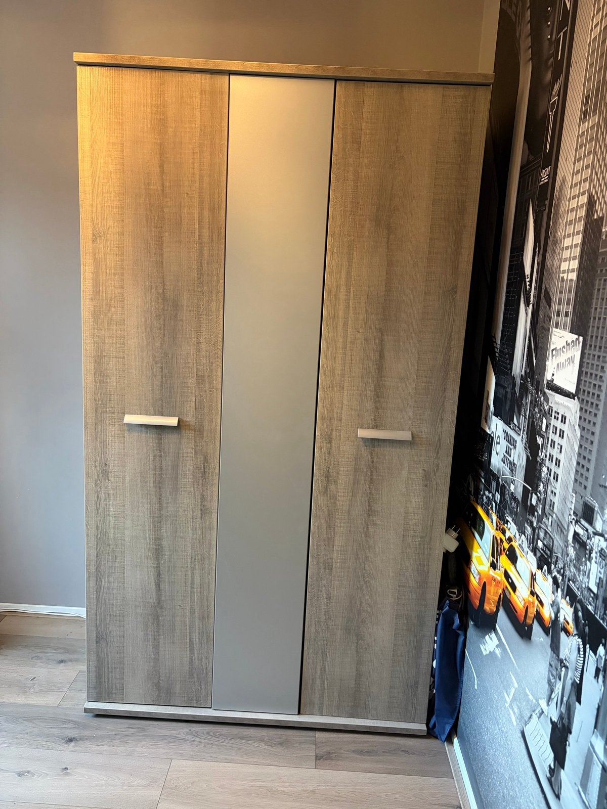 Complete tienerkamer set (authentiek eiken), Ophalen, Gebruikt, Eenpersoons, Modern eiken
