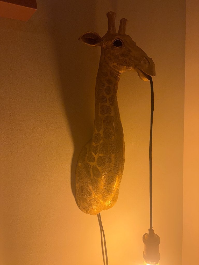 Giraffe lamp Light & Living, Ophalen, Zo goed als nieuw, Light & Living