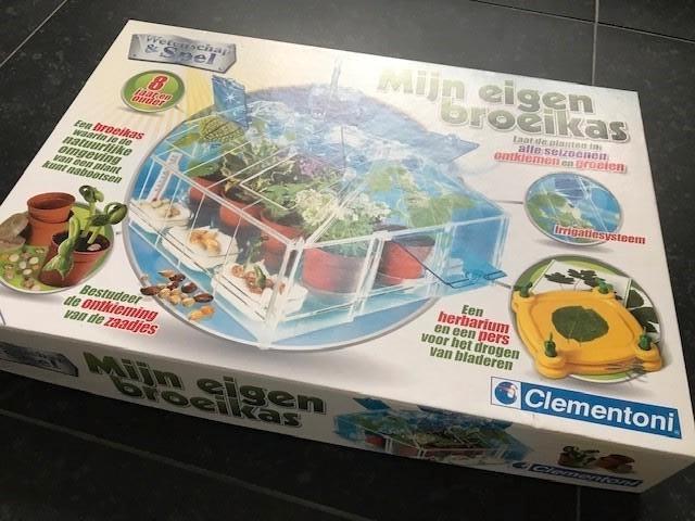 Bloemenpers + Mijn eigen broeikas Clementoni spel NIEUW, Kinderen en Baby's, Ophalen of Verzenden, Nieuw, Ontdekken