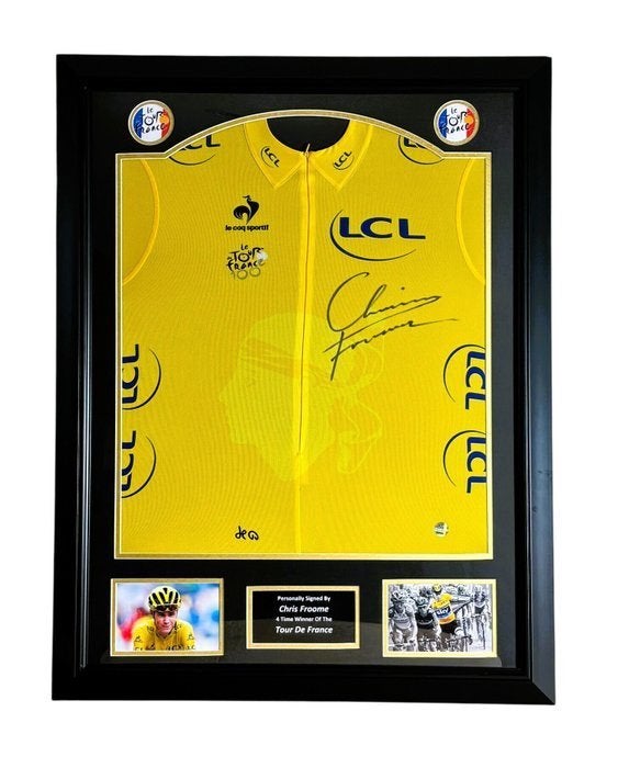 Chris Froome Signed Tour De France 2013 Yellow Jersey, Buitenlandse clubs, Shirt, Nieuw, Ophalen of Verzenden