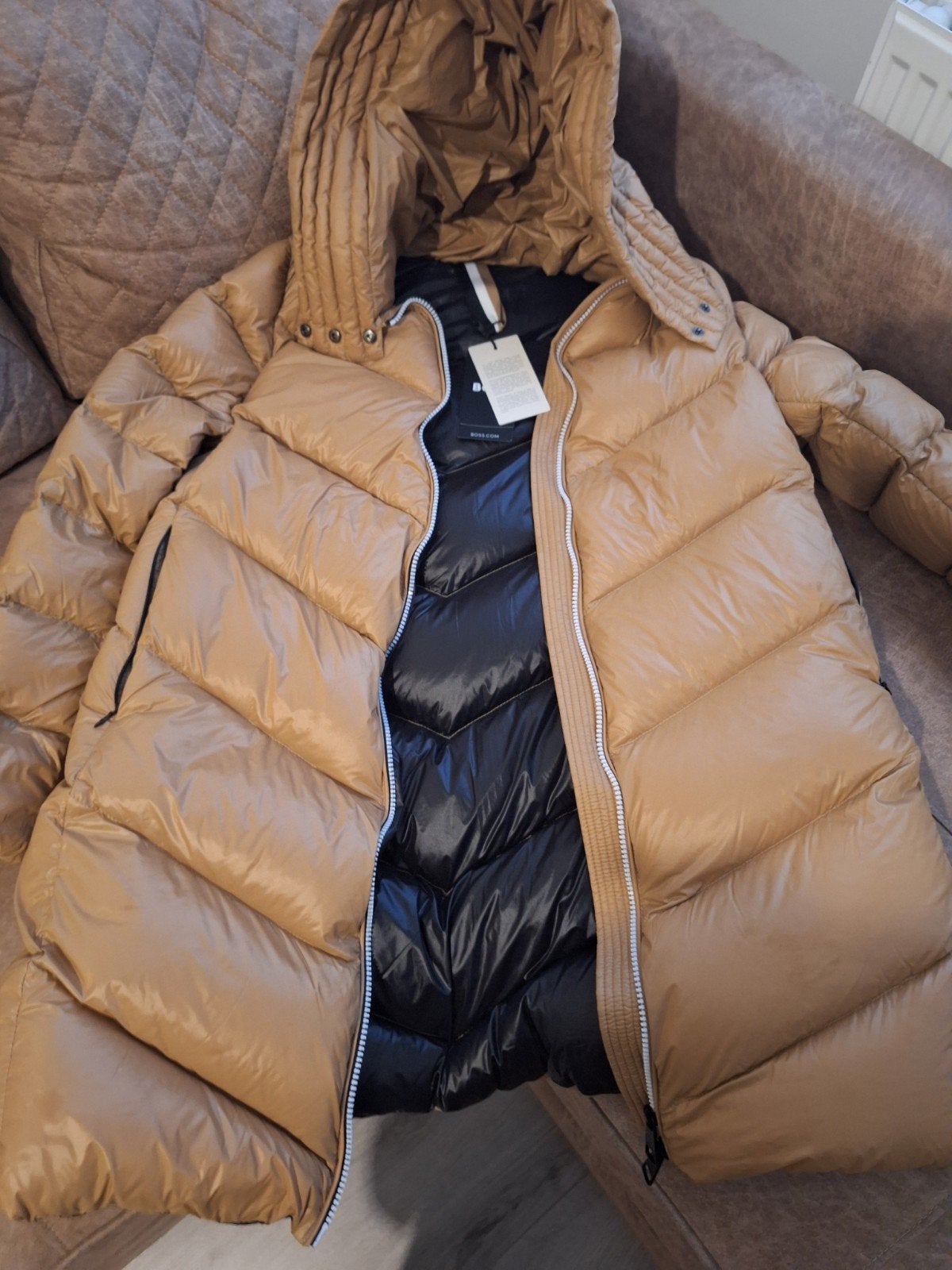 Nieuw! Hugo Boss Holy Ailee Dames Puffer jas, Ophalen of Verzenden, Nieuw, Zwart, Hugo Boss