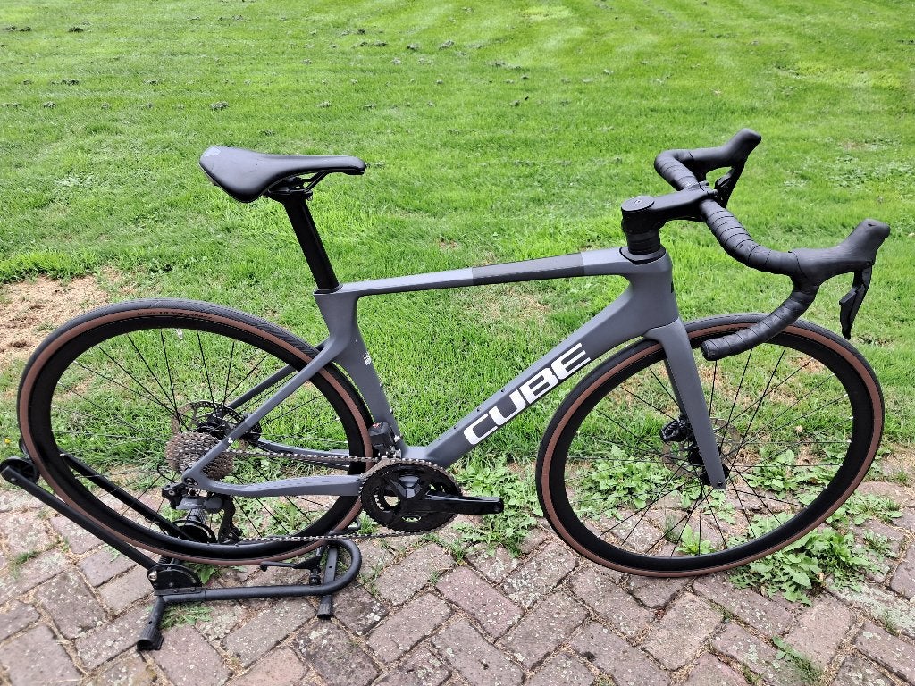 Cube Agree C:62 Shimano 105 Di2 maat 53cm, zo goed als nieuw, Fietsen en Brommers, Fietsen | Racefietsen, Overige merken, 28 inch