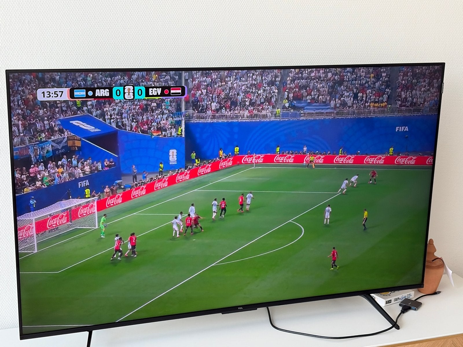 TCL 55T6C 55” QLED 4K HDR Smart TV, Audio, Tv en Foto, Televisies, QLED, 50 Hz, Zo goed als nieuw, 100 cm of meer