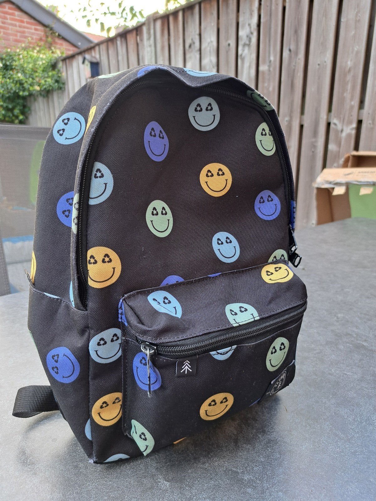 Parkland rugzak voor kleuters met vrolijke smileys, Gebruikt, Minder dan 25 cm, 30 tot 45 cm, Ophalen