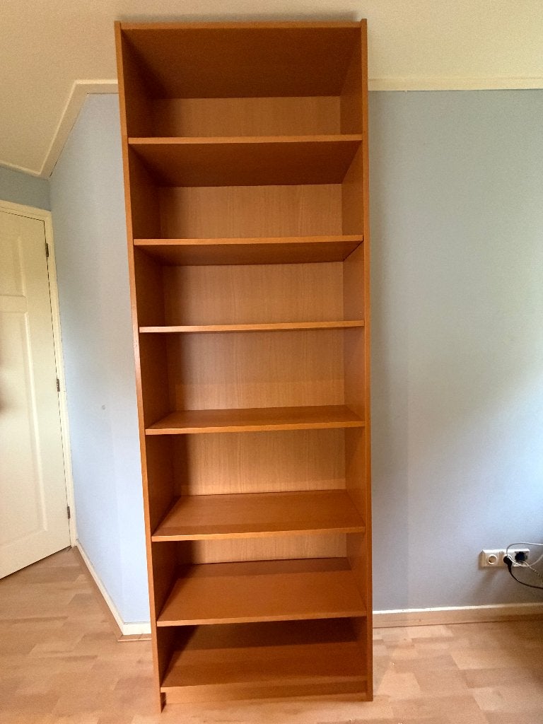 Ikea Billy Boekenkast Beukenkleur, Ophalen, Met plank(en), Gebruikt, 200 cm of meer