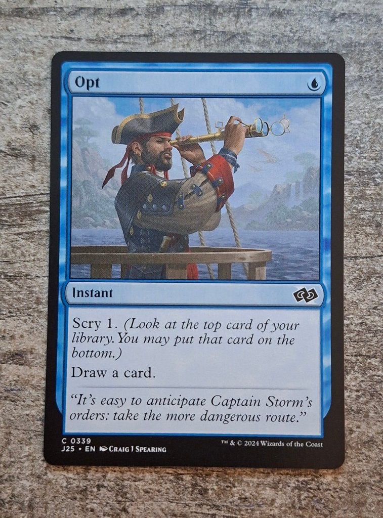 Opt - Magic the Gathering, Verzenden, Zo goed als nieuw, Losse kaart