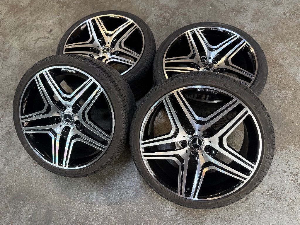 ✅ 19 inch Mercedes Amg GT velgen 5x112 C E klasse Breedset, 19 inch, Overige, Gebruikt, Overige