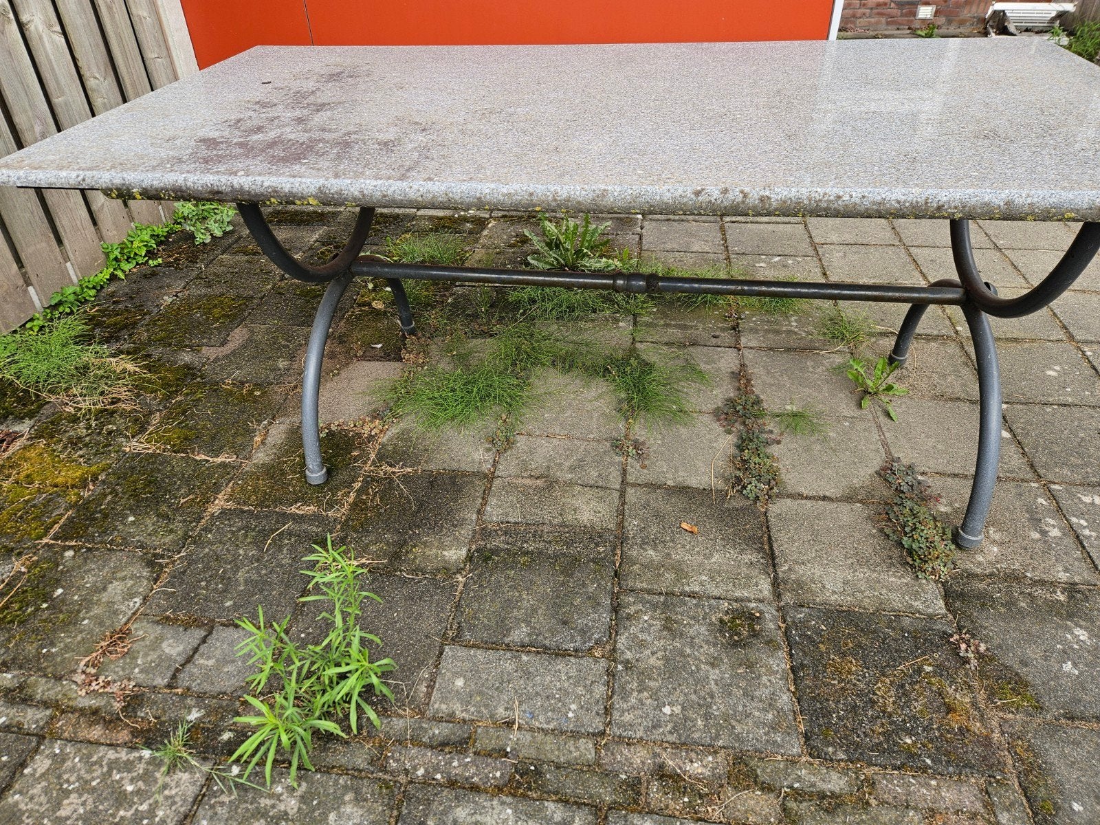tuintafel gratis, Ophalen, Gebruikt, Rechthoekig, Overige materialen
