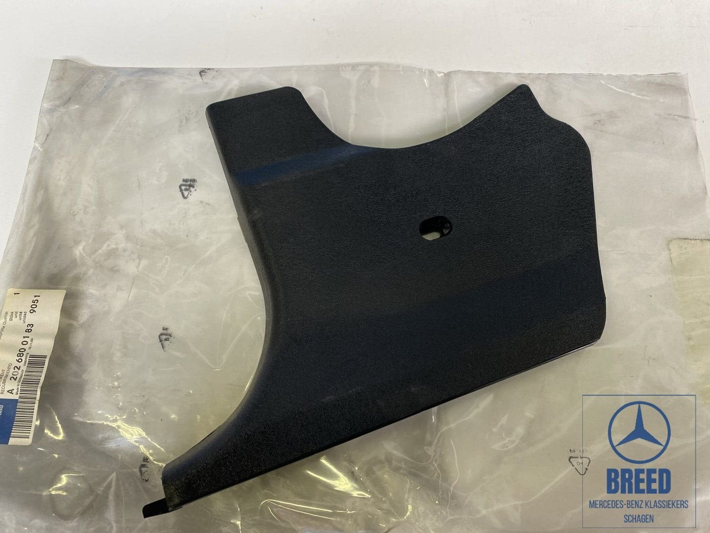 NOS bekleding A-stijl links zwart Mercedes-Benz W202 C208, Auto-onderdelen, Interieur en Bekleding, -, Nieuw, Ophalen of Verzenden