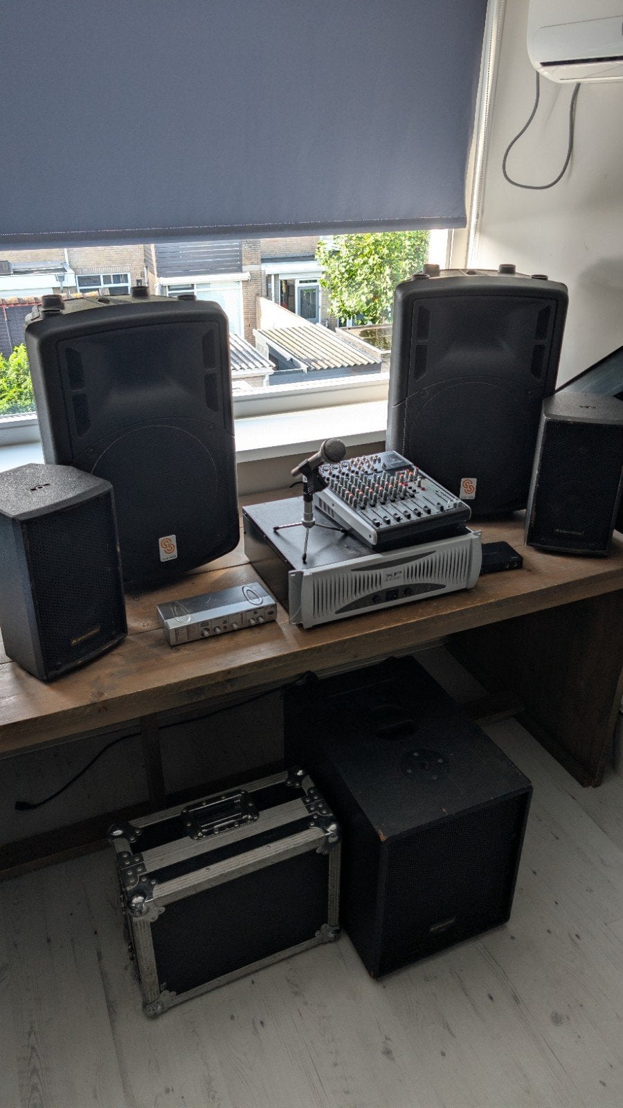 Complete Geluidsapparatuur Setup, Gebruikt, Speakerset, Inclusief kabels, Ophalen