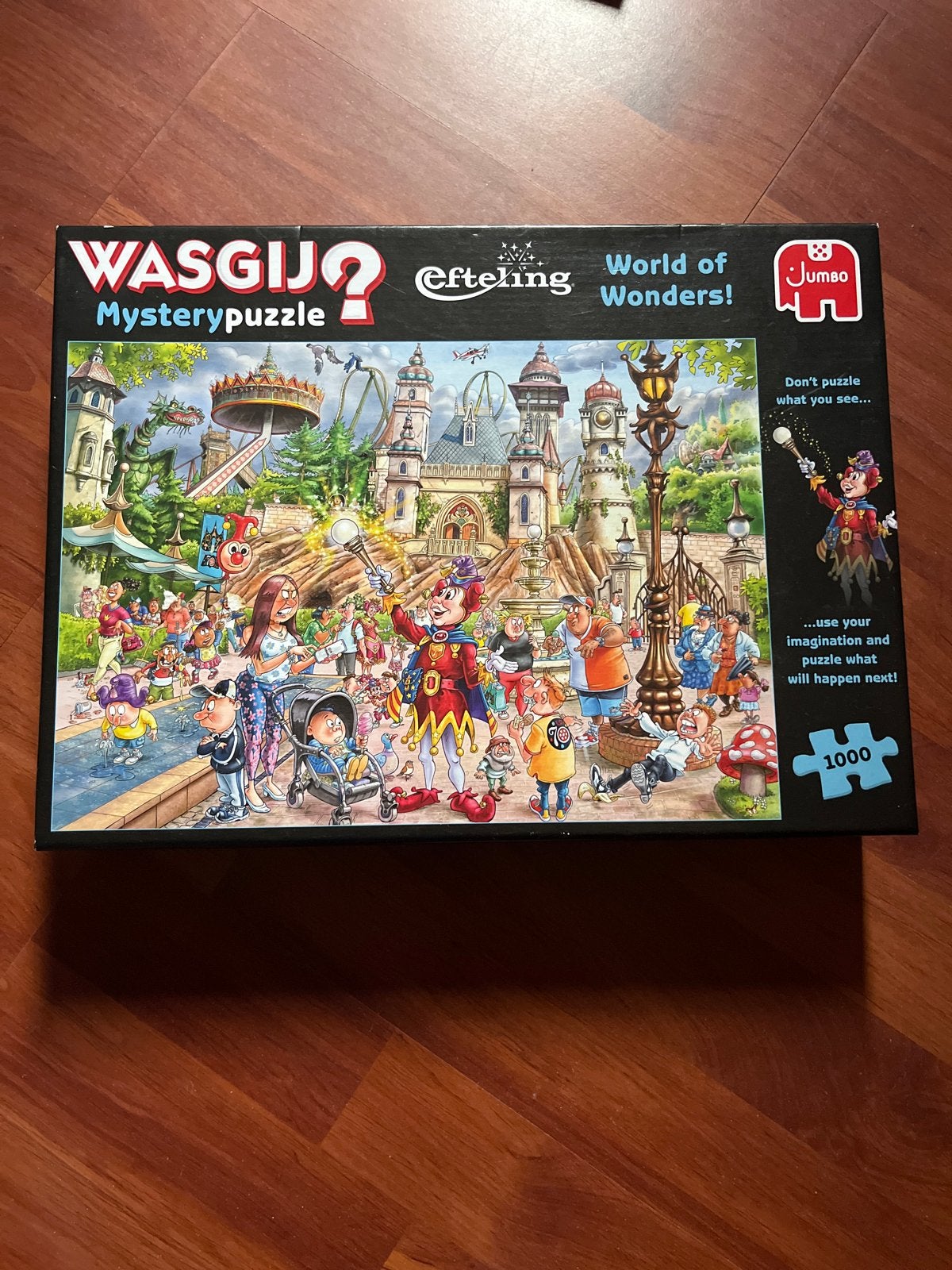 Wasgij? Efteling World of Wonders! Legpuzzel 1000 stukjes, Ophalen of Verzenden, 500 t/m 1500 stukjes, Zo goed als nieuw, Legpuzzel