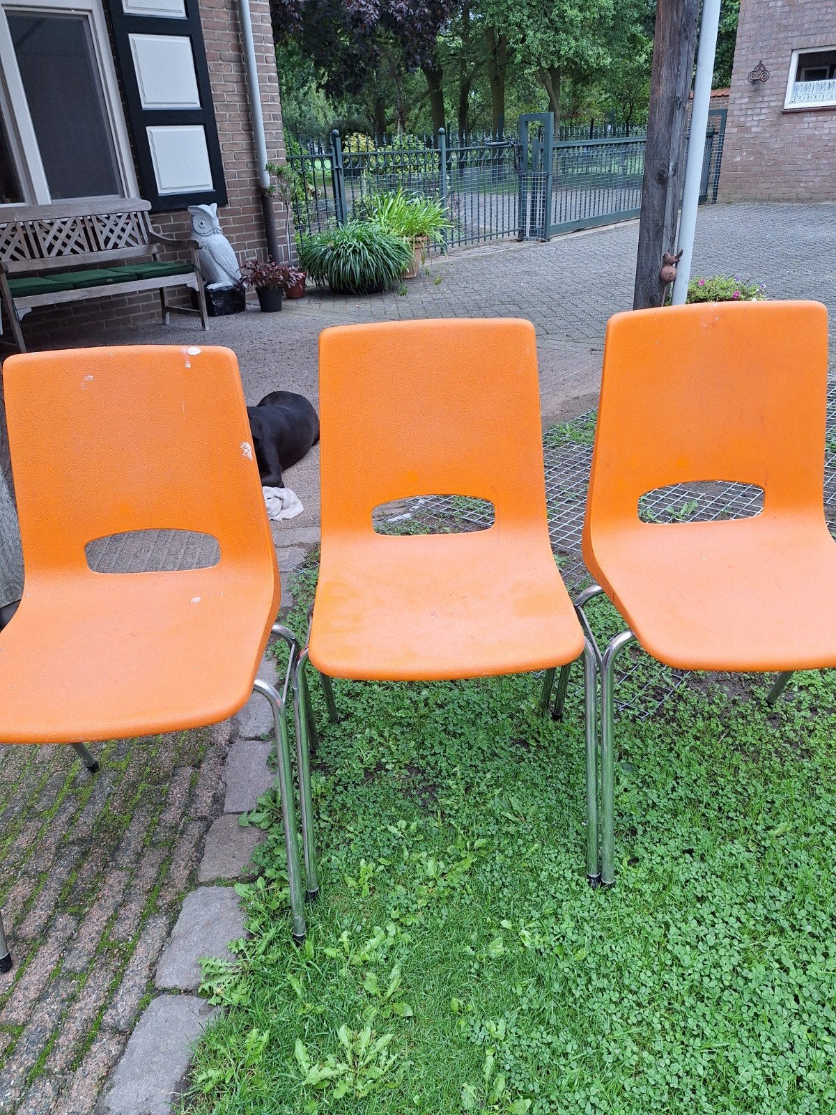 Stoelen, Ophalen, Kunststof, Gebruikt, Overige kleuren