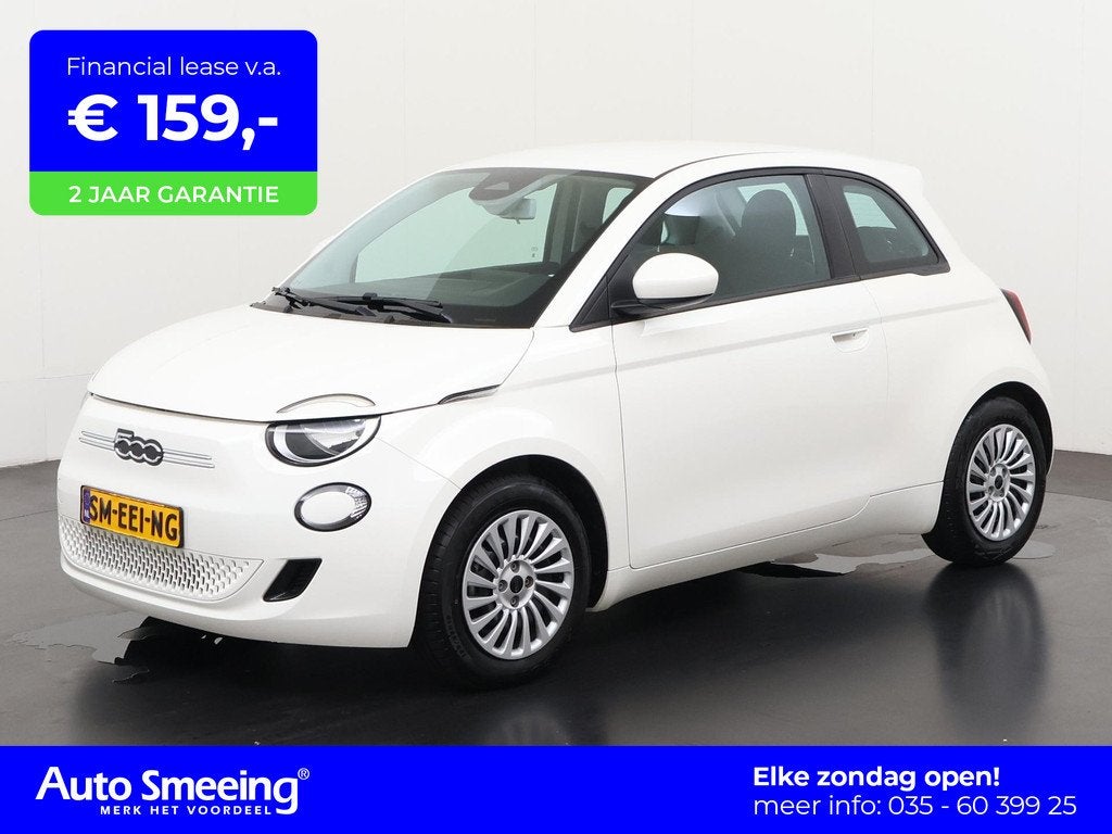 Fiat 500e Action 24 kWh | SOH 100% | Apple Carplay | Keyless, Auto's, Fiat, Bedrijf, Te koop, 500E, ABS, Airbags, Airconditioning