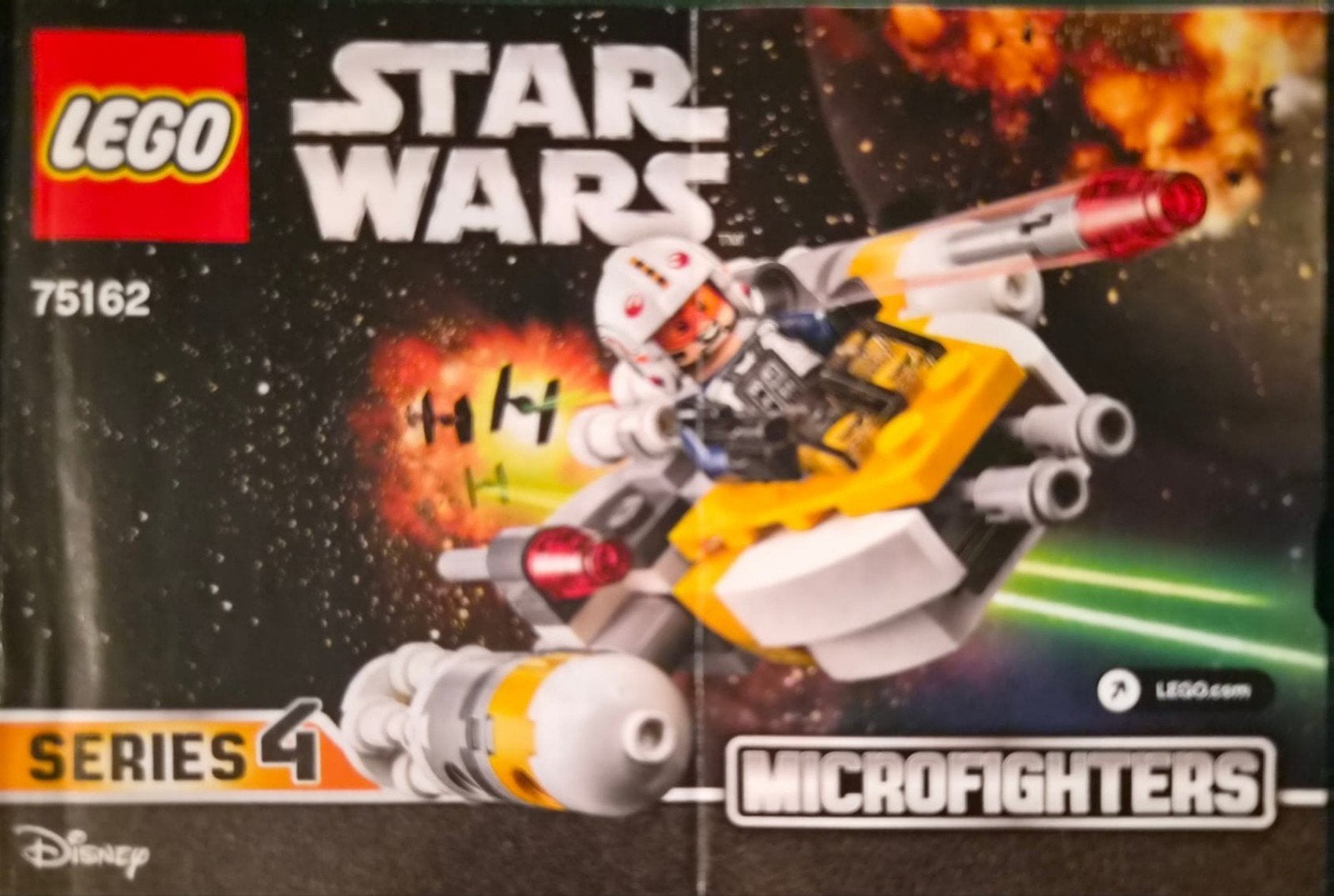 LEGO Star Wars Y-Wing Microfighter 75162 met piloot, Ophalen of Verzenden, Zo goed als nieuw, Overige merken