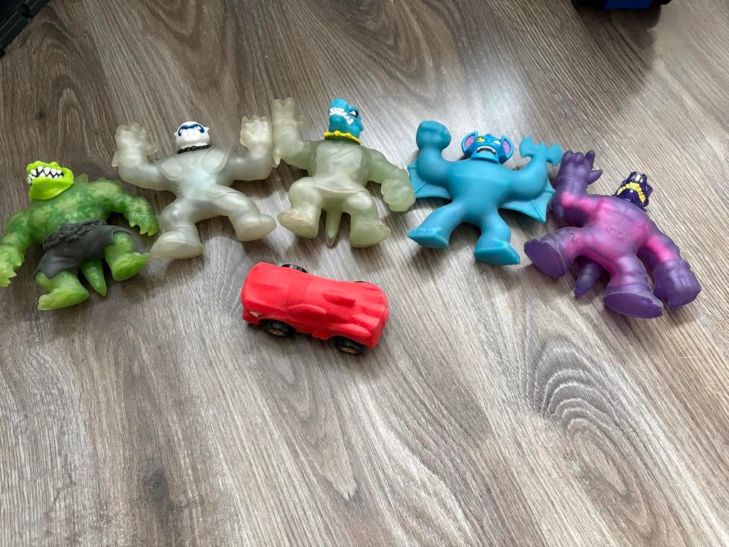 Goo Jit Zu Figuren Set - Rekbare Actiefiguren, Kinderen en Baby's, Speelgoed | Overig, Gebruikt, Jongen of Meisje, Ophalen