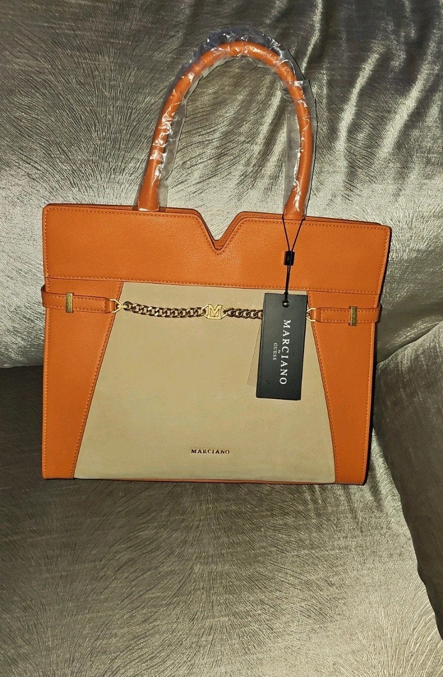 Nieuwe Marciano by Guess handtas - Oranje/Beige, Ophalen of Verzenden