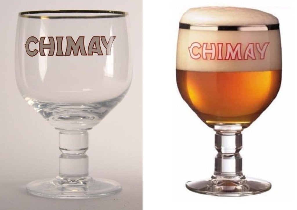 6 Nieuwe CHIMAY bierglazen – 33cl, Verzamelen, Biermerken, Ophalen of Verzenden, Nieuw, Glas of Glazen, Overige merken