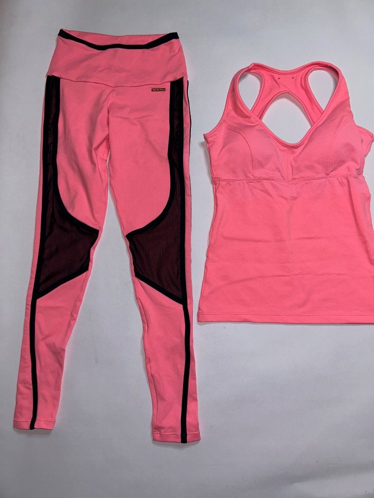 DEBLON sports 2 delige sport set S in ~~nieuw~~ staat, Verzenden, Zo goed als nieuw, Maat 36 (S), Roze