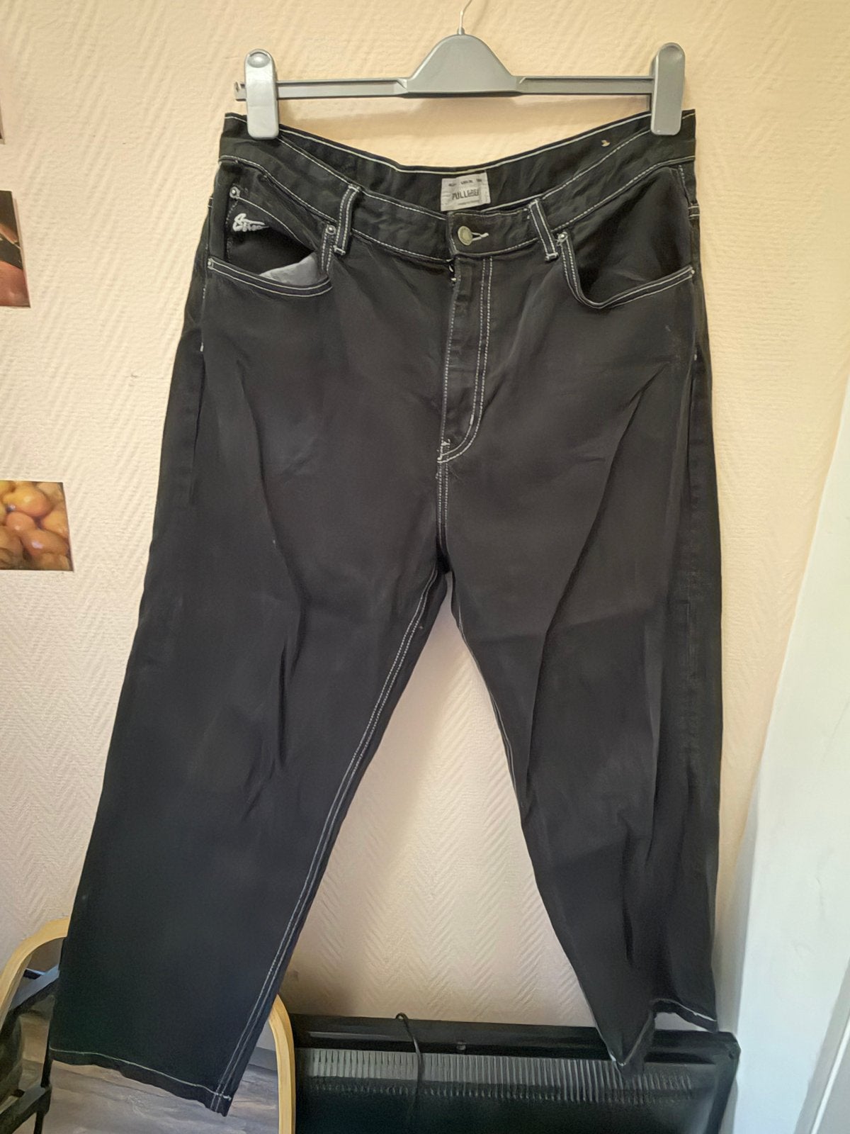 Pull & Bear jeans maat 44, Kleding | Heren, Ophalen of Verzenden, Gedragen, Zwart