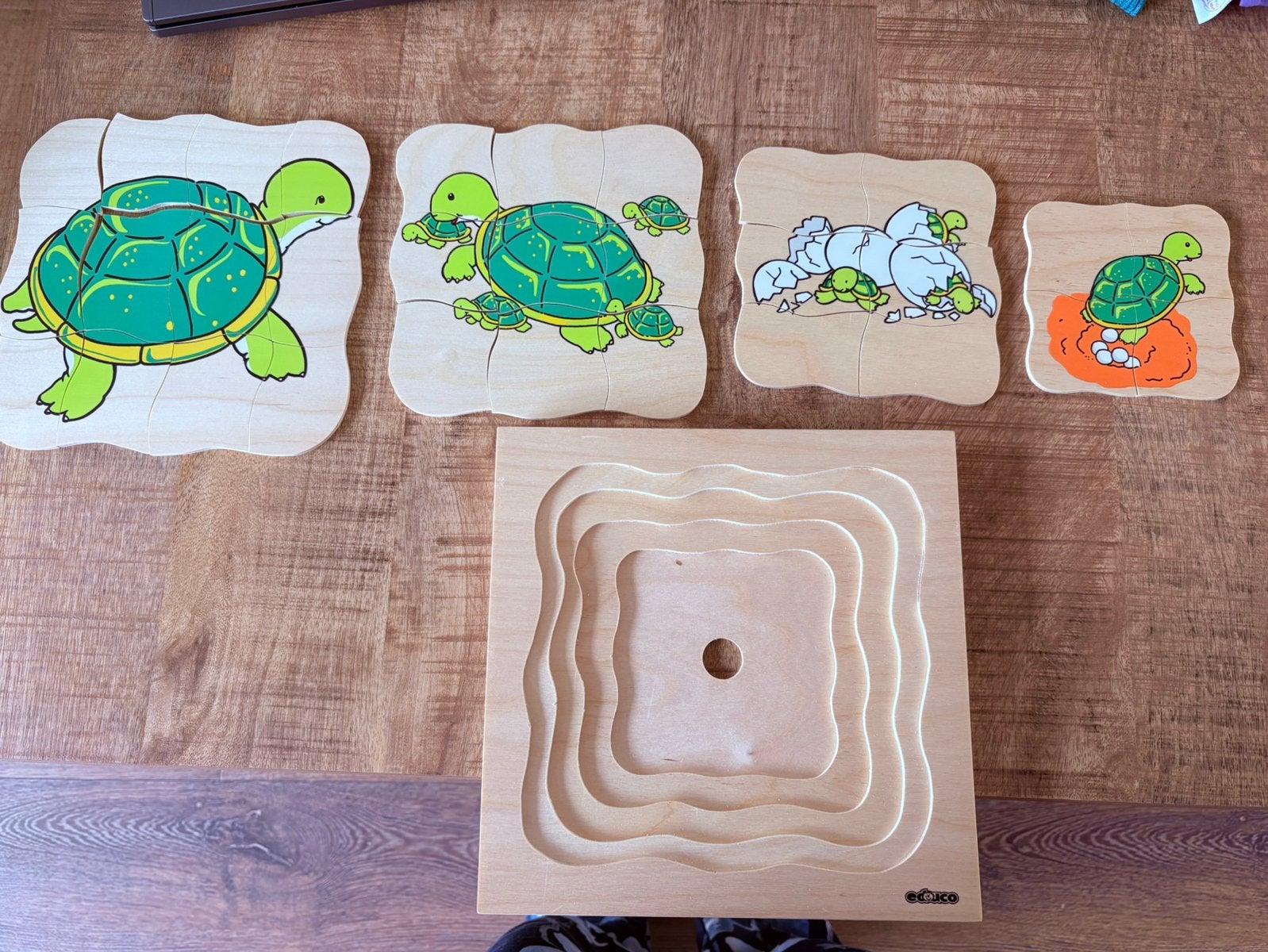 Educo peuter puzzel, Ophalen, Nieuw, 2 tot 4 jaar, Van hout
