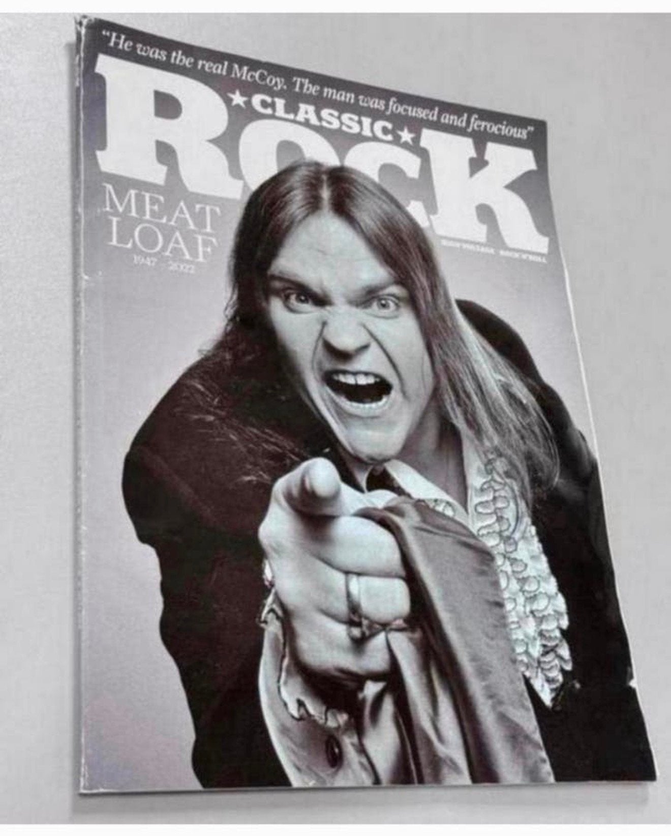Classic Rock Magazine UK Issue 299 APRIL 2022 - MEAT LOAF, Ophalen of Verzenden, H, H, H