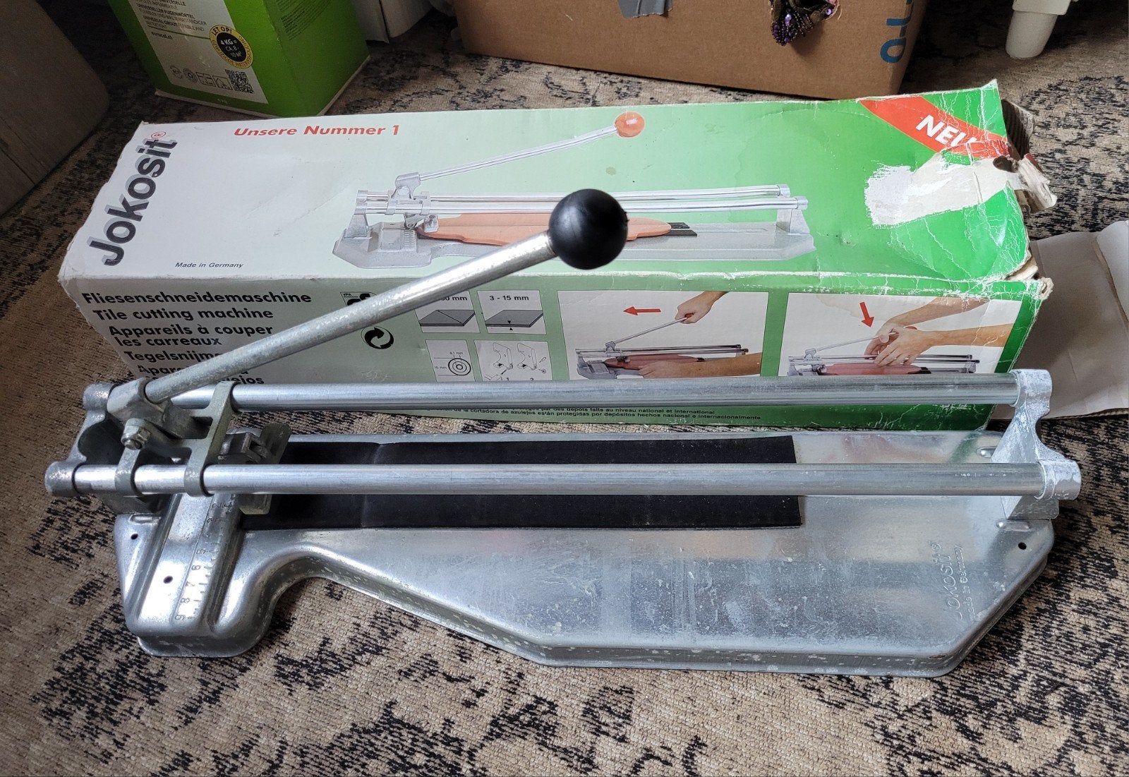 Tegelsnijder Jokosit - Max 40 cm tegels, 3-15 mm dik, Doe-het-zelf en Verbouw, Tegels, Minder dan 5 m², Vloertegels, Overige materialen