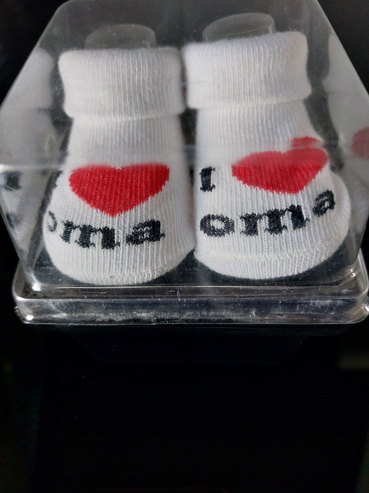 I  ♡ OMA ( I Love Oma) babysokjes nieuw, Jongetje of Meisje, Nieuw, Ophalen of Verzenden, I Love Oma