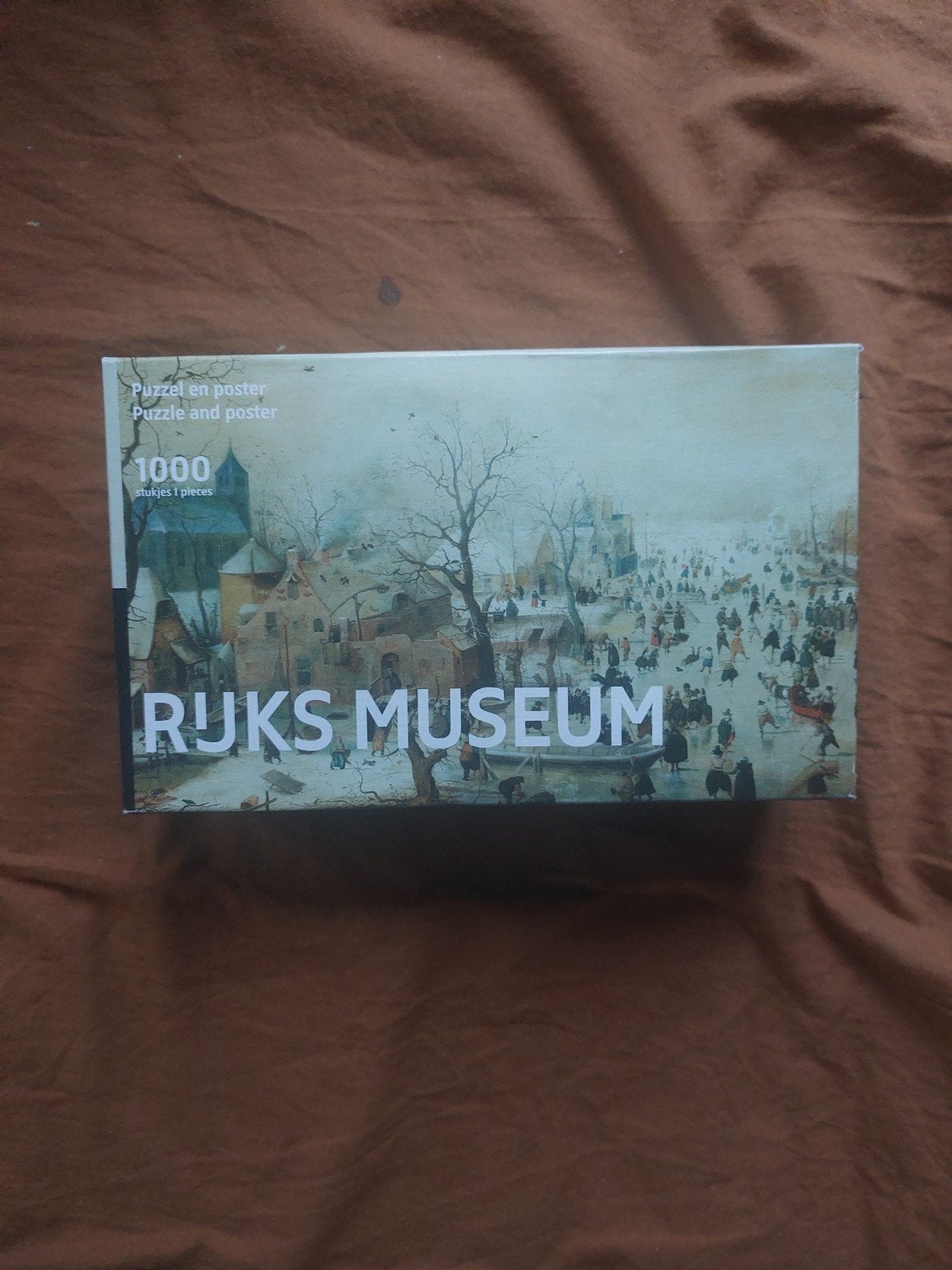 Rijksmuseum Puzzel 1000 stukjes - Winterlandschap, Ophalen of Verzenden, 500 t/m 1500 stukjes, Nieuw, Legpuzzel