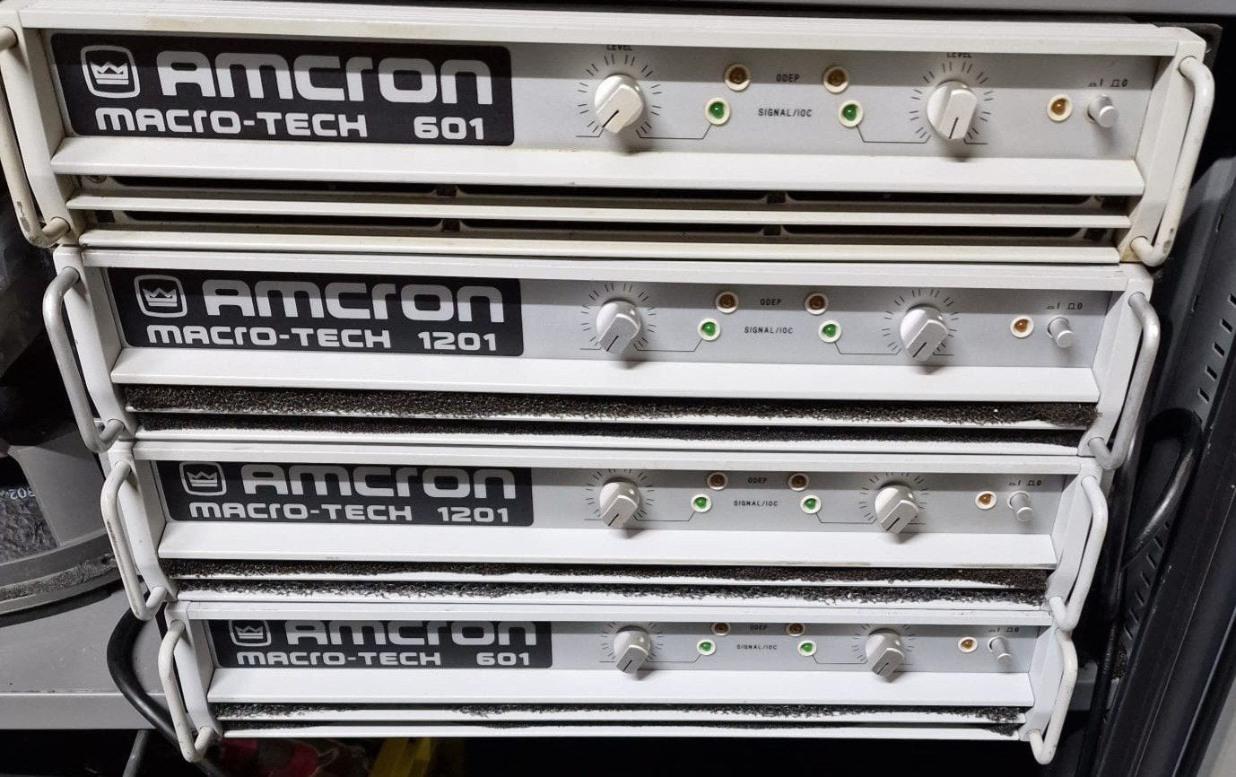 crown macrotech amcron 1201 601 versterkers, Ophalen of Verzenden
