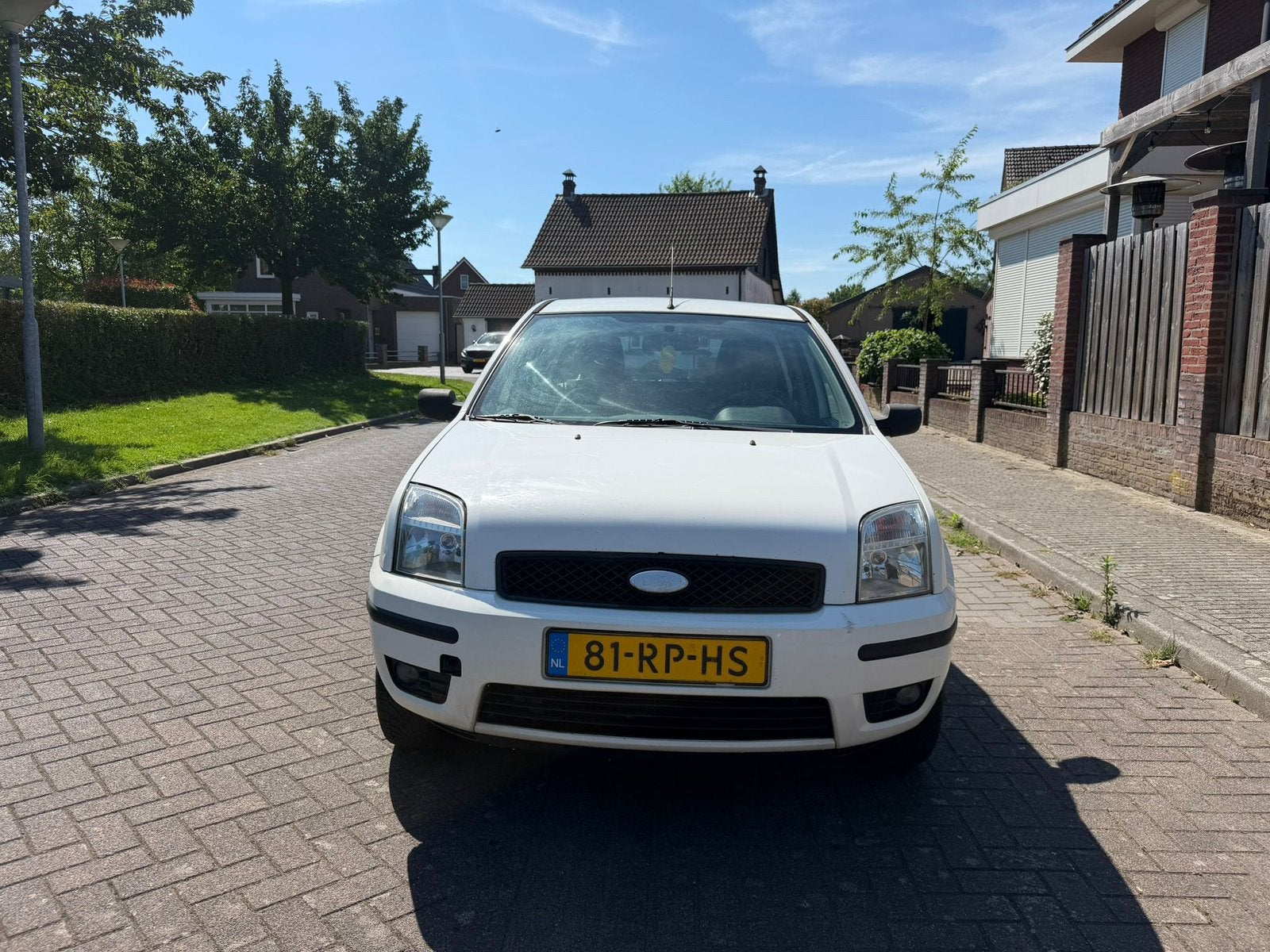 Ford Fusion 1.4 Tdci 2005 Wit, Auto's, Ford, Voorwielaandrijving, Origineel Nederlands, Particulier, 22 km/l