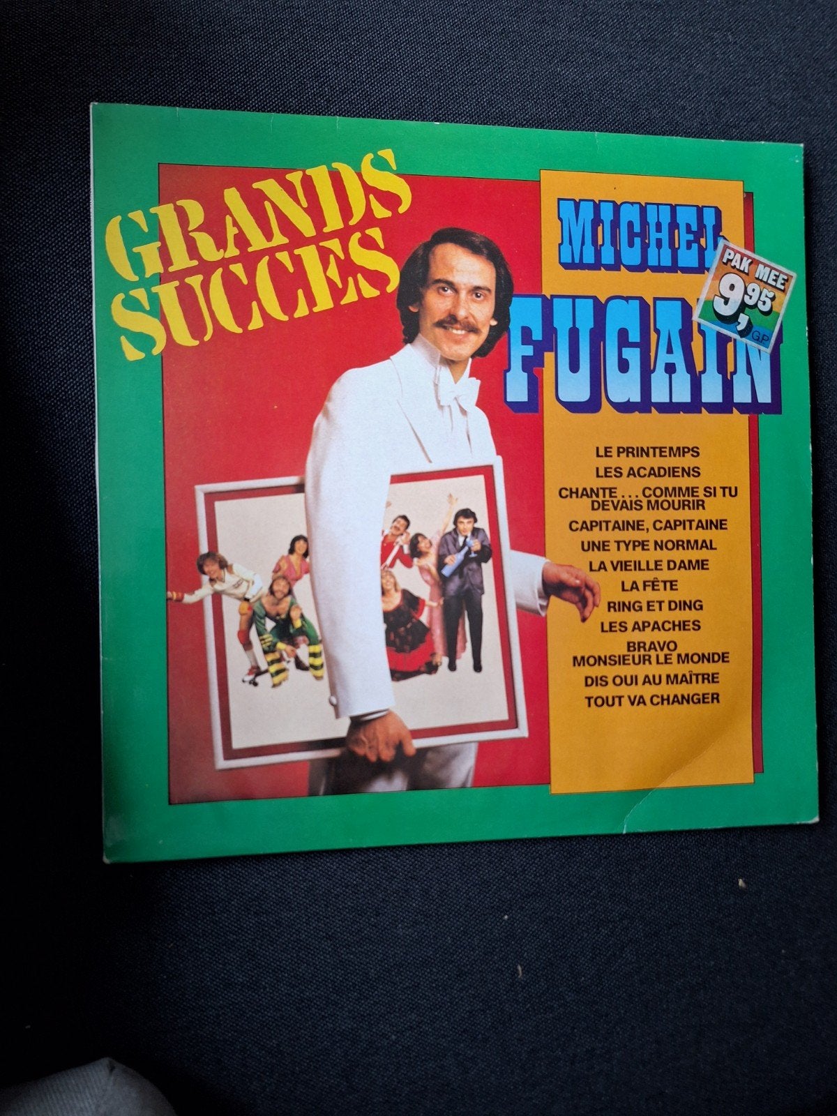 Michel Fugain - Grands Succès lp, Ophalen of Verzenden, Gebruikt, Verzamelalbum, Chanson