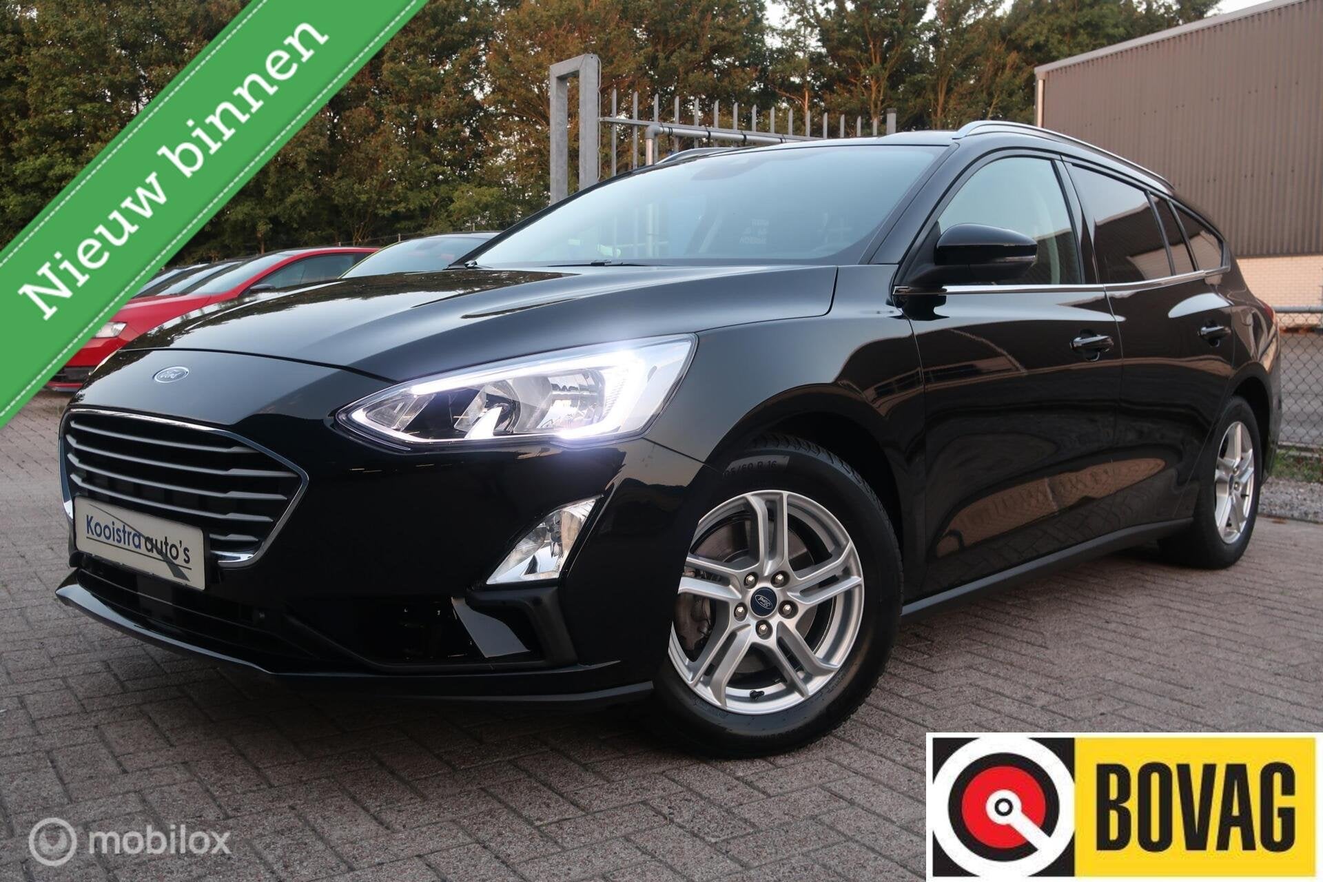 Ford Focus Wagon 1.0 EcoBoost EDITION EDITION CARPLAY, NAVI,, Gebruikt, Zwart, 1283 kg, Zwart