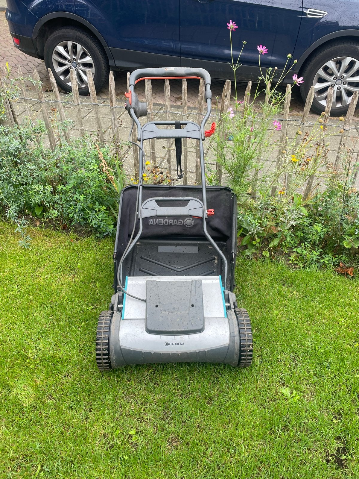 Gardena Elektrische Korfmaaier - Perfect Gazon Gegarandeerd!, Tuin en Terras, Grasmaaiers, Gebruikt, Elektrische grasmaaier, Ophalen of Verzenden