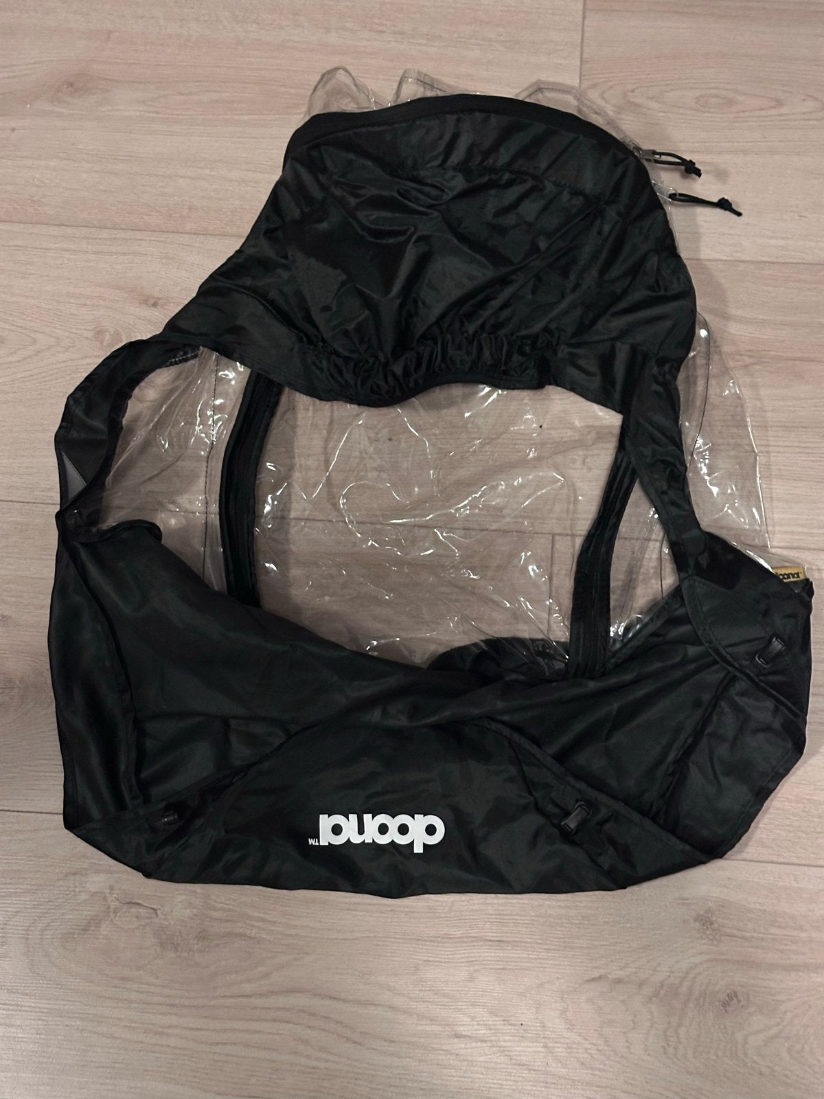 Regenhoes voor Doona autostoel en kinderwagen, Ophalen, Zo goed als nieuw, Overige merken, Regenhoes